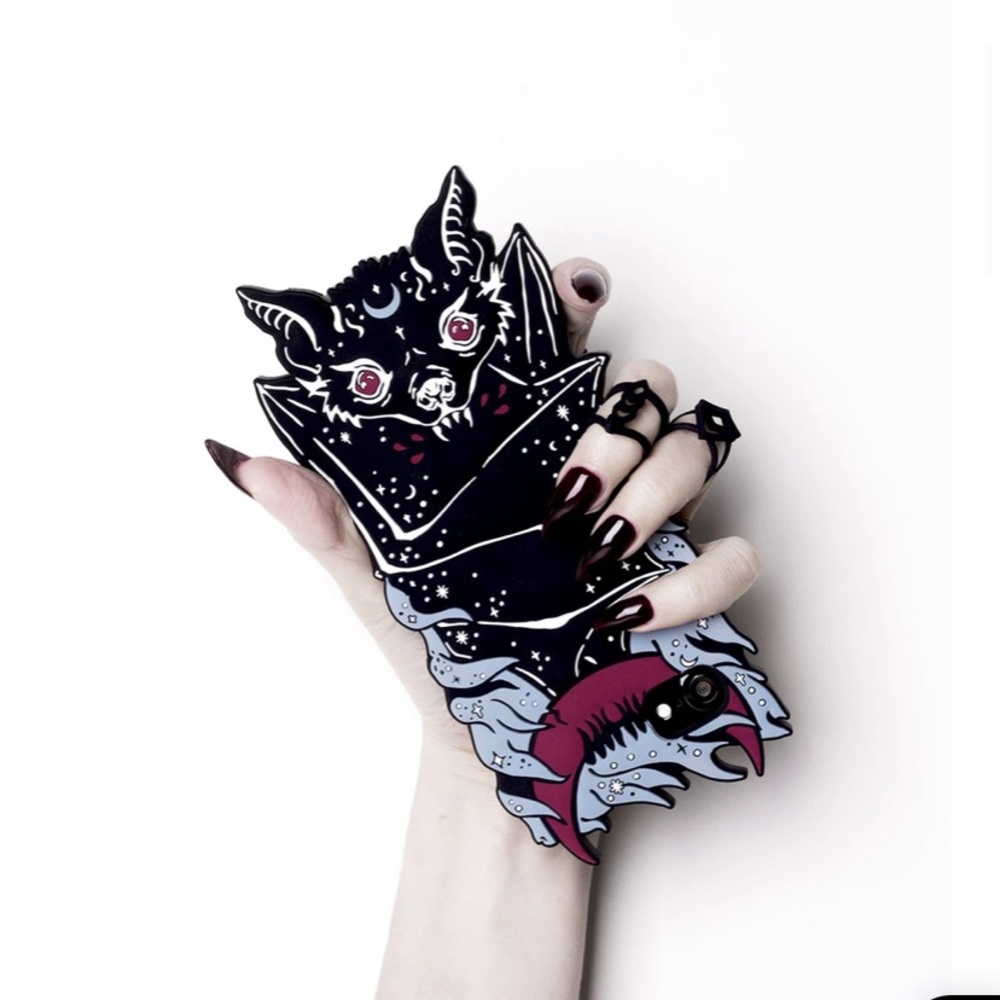 Rogue and Wolf Vampire Bat iPhone Case